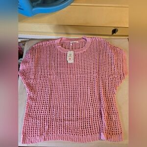 Uniqlo Pink Knit Sweater Size Large